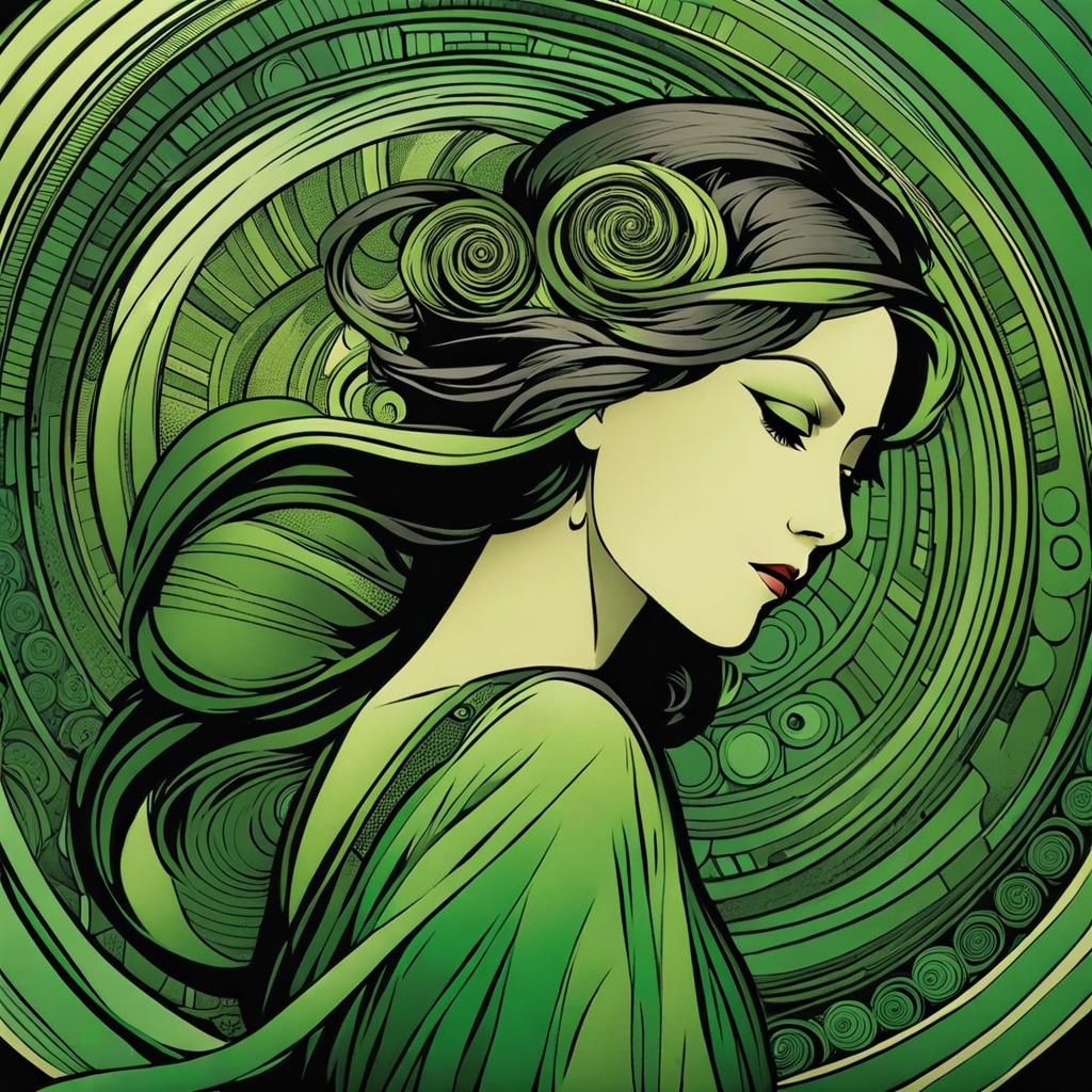 Selective Color Portrait in Urban Grayscale