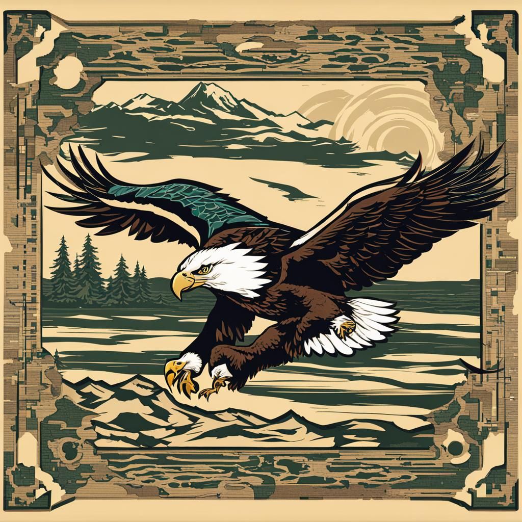 Majestic Eagles Soaring in the Sky