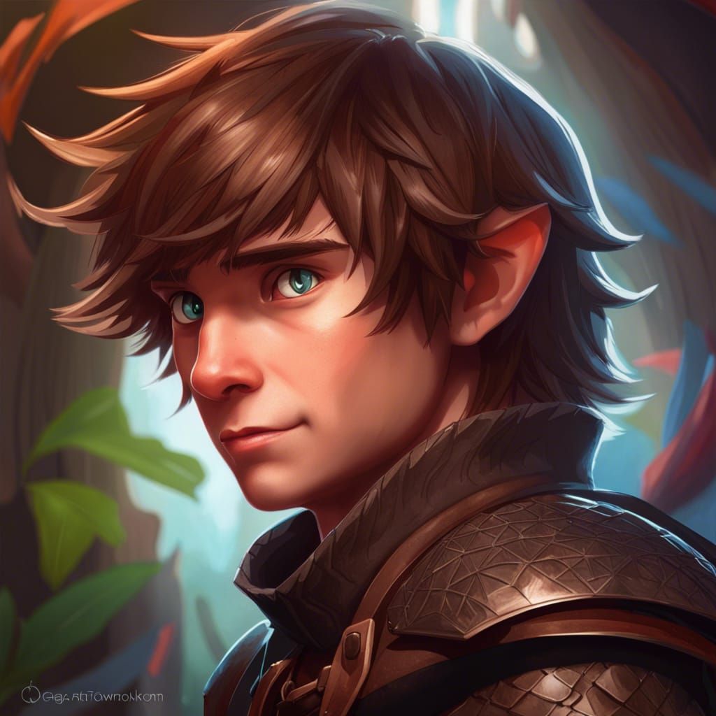 Hyperdetailed Portrait of Hiccup, Dynamic Lighting