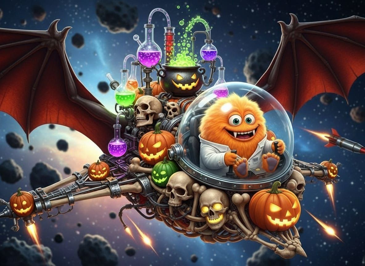 Candy-Powered Spaceship