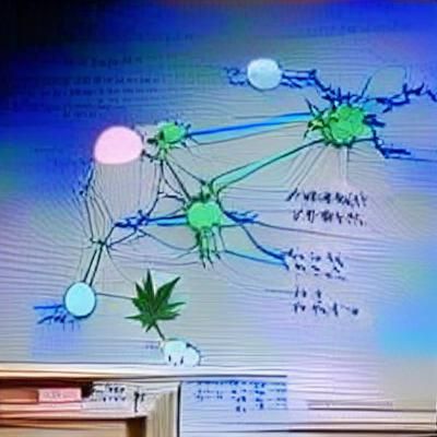 80s Anime Neuron Network with Marijuana