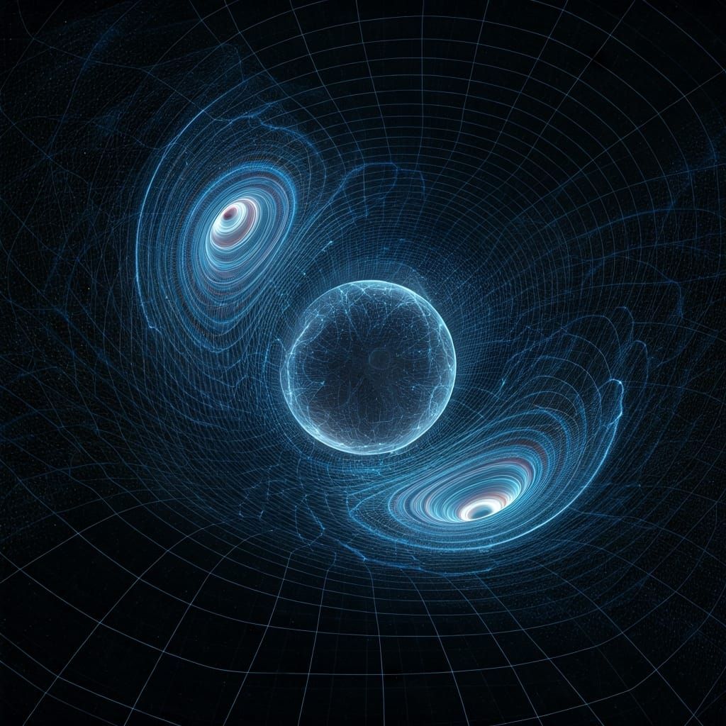 Wormhole Bubbles in Space-Time: Syd Mead Style