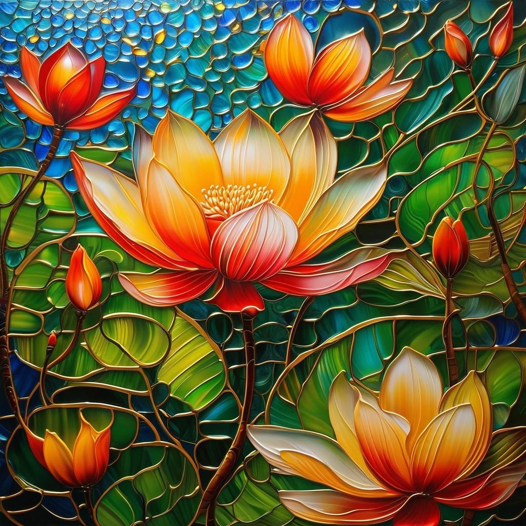 Intricate Wet Oil Paint Airbrush Painting