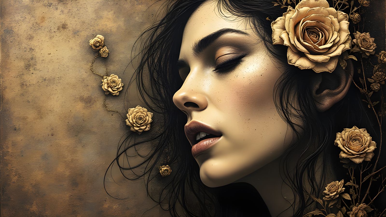 Epic Visions of Longing in Metallic Ink