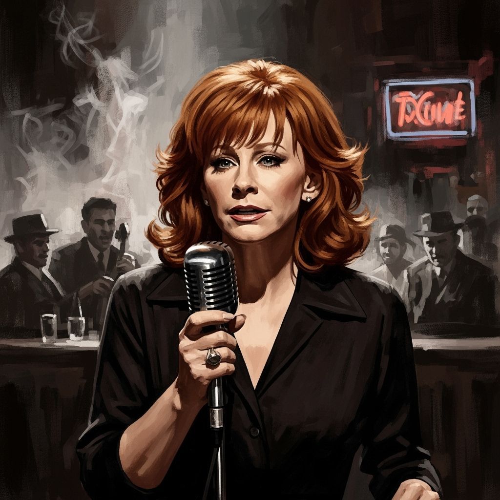 Reba McEntire in Noir Jazz Club Scene