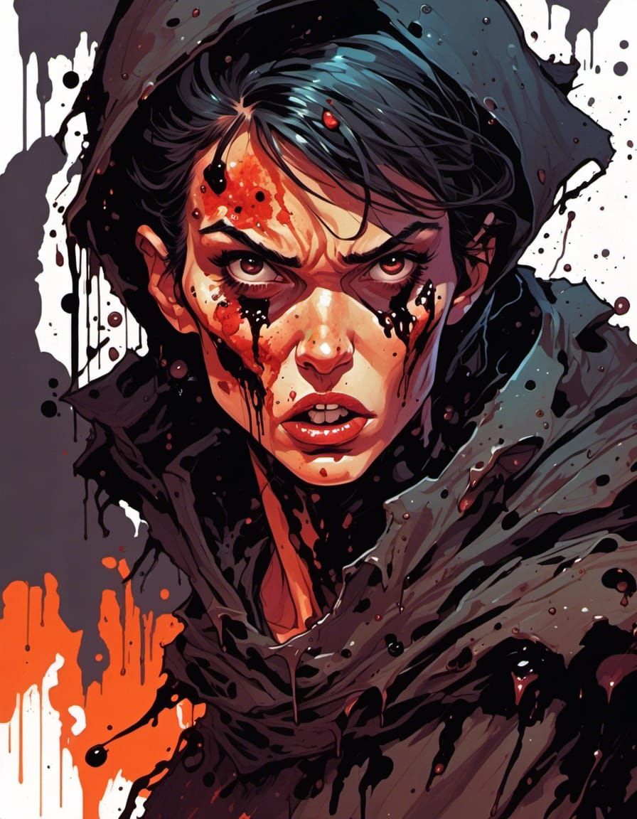 Parasitic Alien Entity Consumes Fashion Model