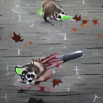 Raccoon Generated by AI