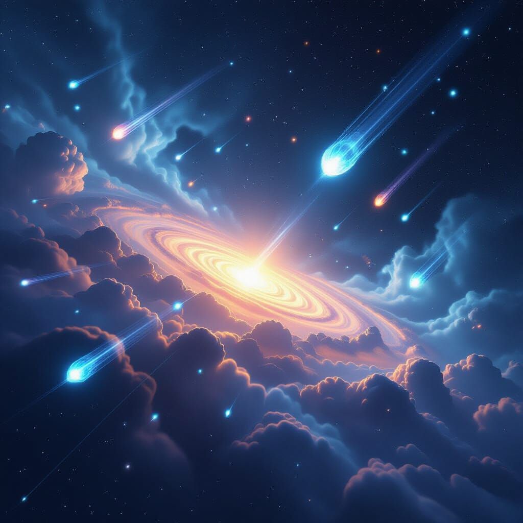 Icy Comets Vanish Into Event Horizon With Luminous Network