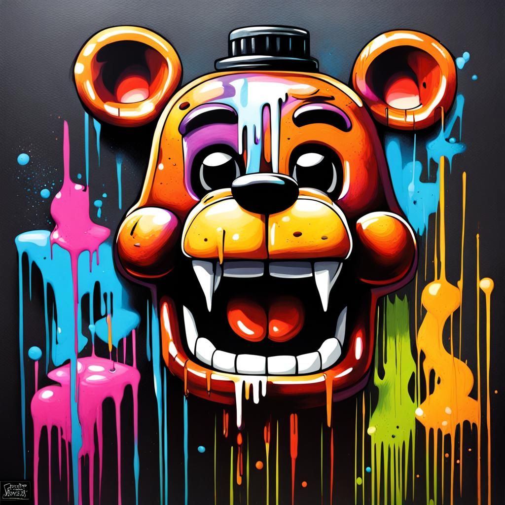 Graffiti Art: 5 Nights at Freddy's Splash