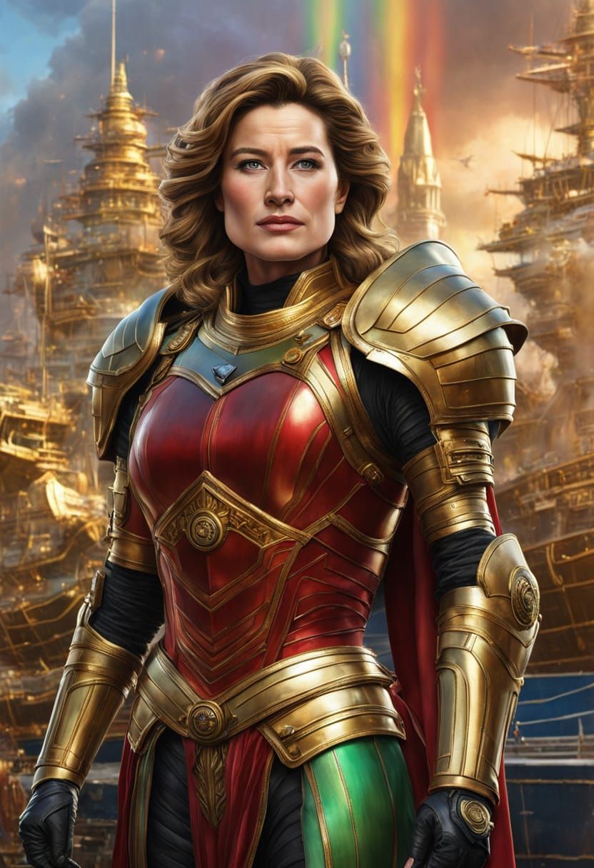 Kathryn Hahn as Queen Marlena in Eternian Armor