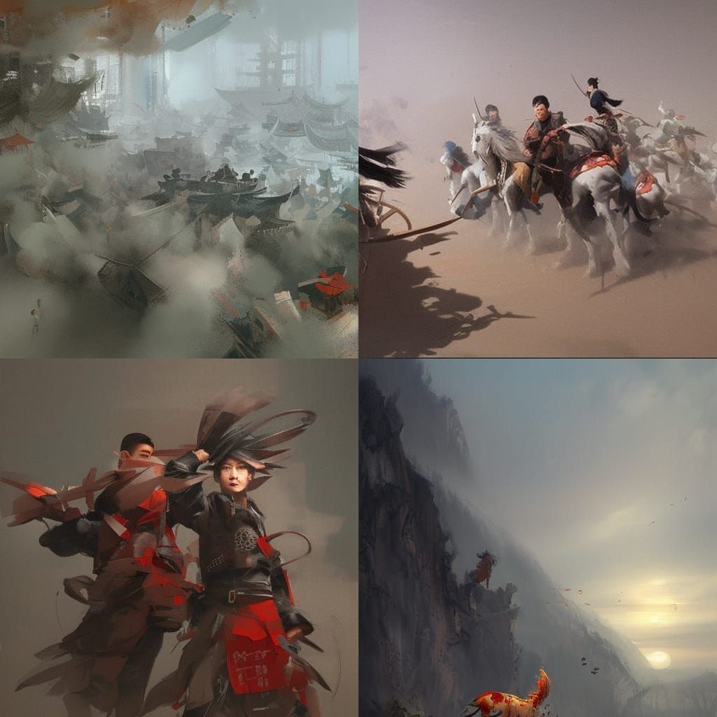 Artwork in the Style of Cheng Zhengkui