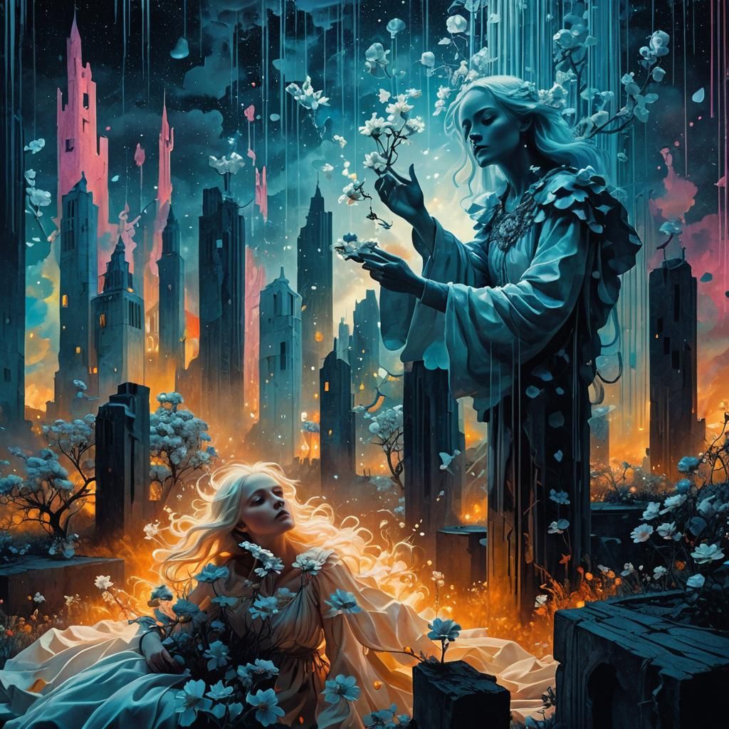 Ethereal Fairy in a Surreal Dreamscape