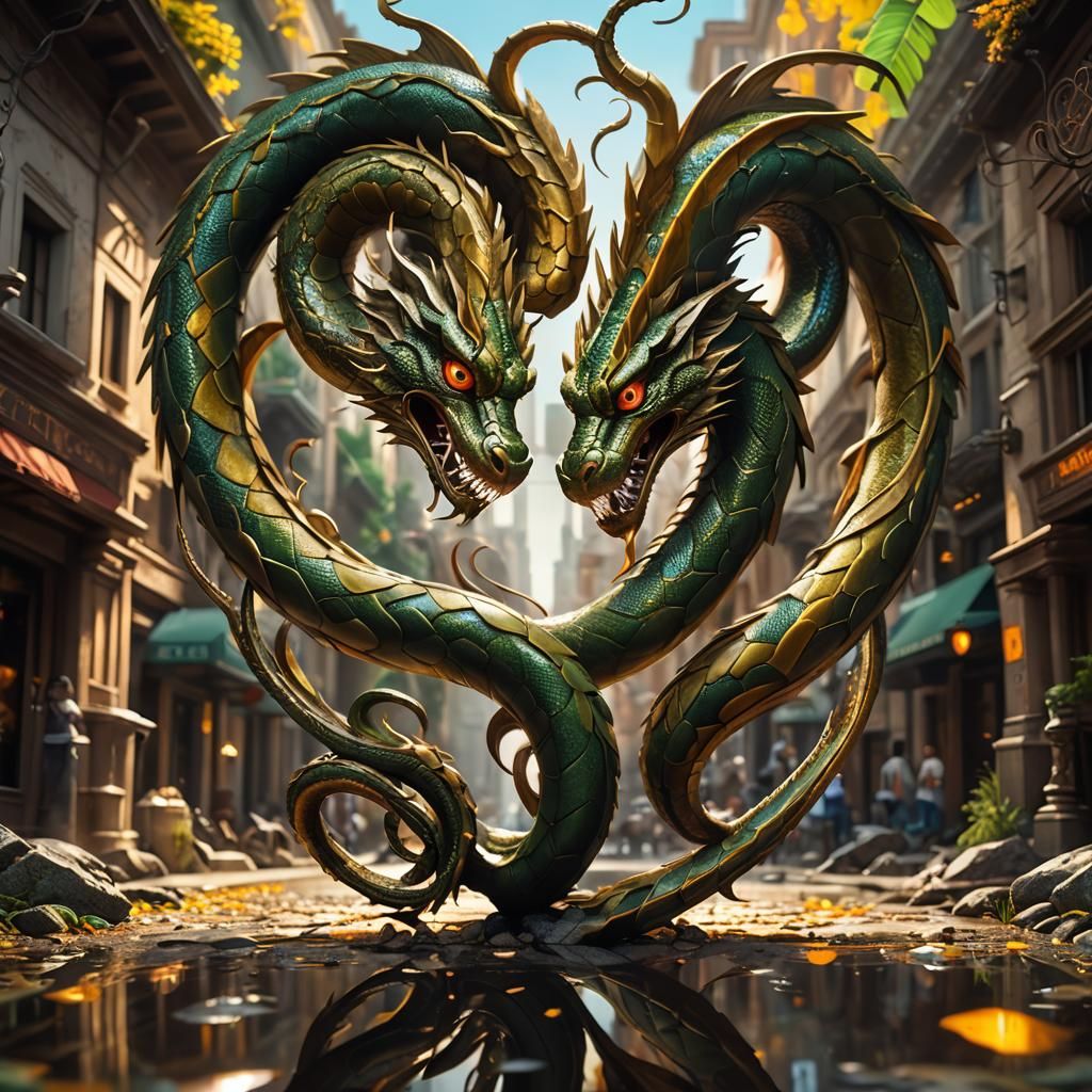 Serpent of Duality: Mirror to Good and Evil