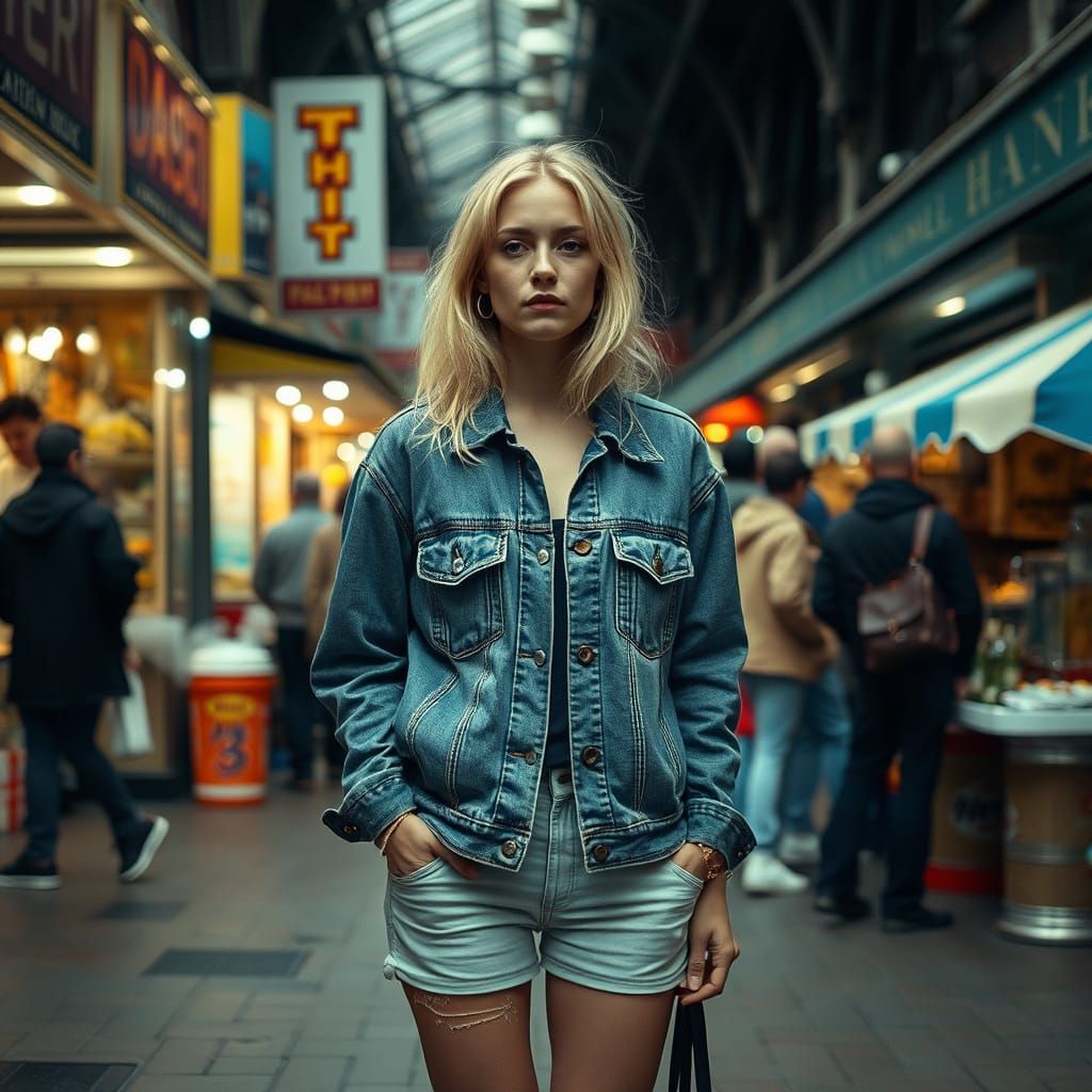 Melancholy in Camden Market: Gritty Realism Photography