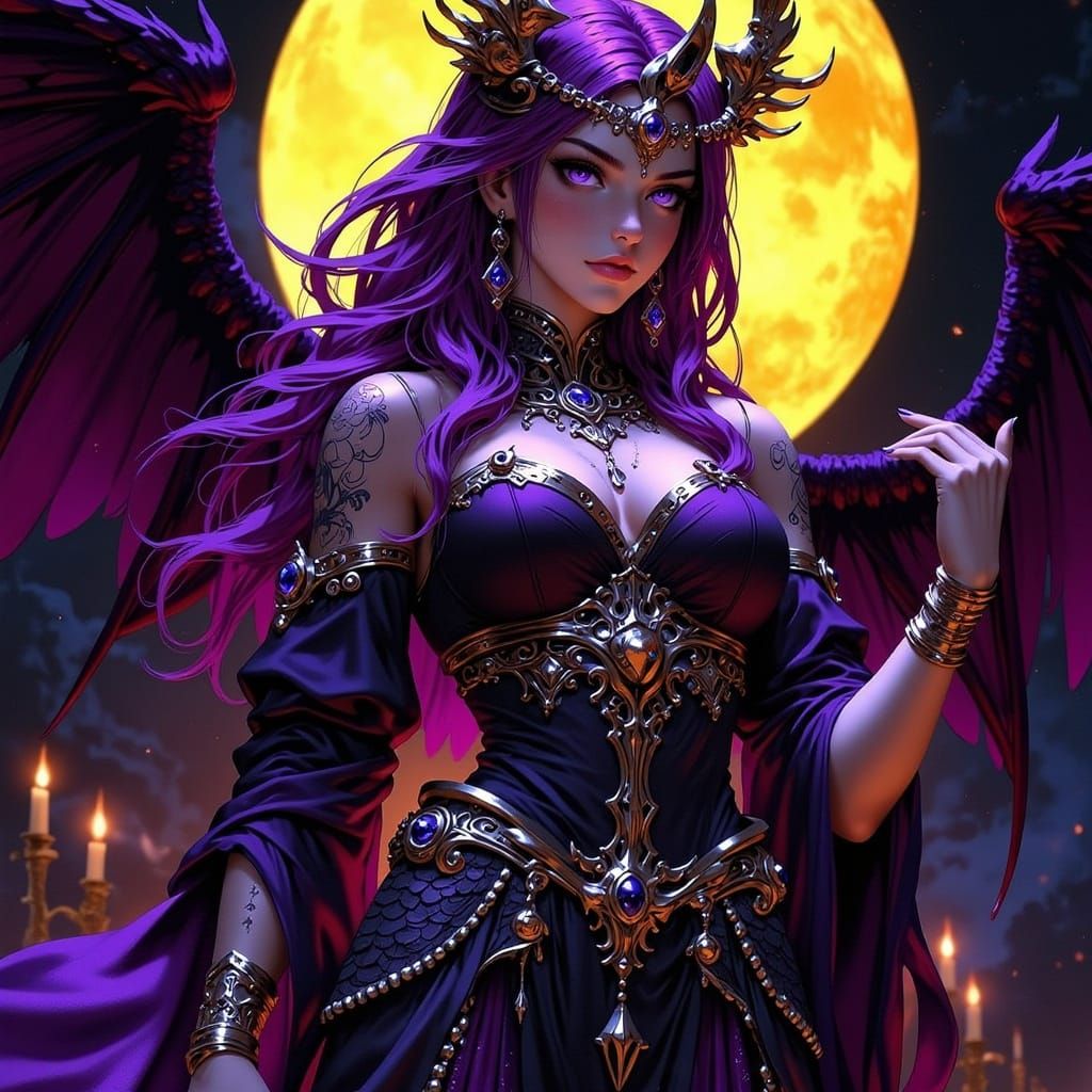 Caitlyn Kiramann in Dark Fantasy Style