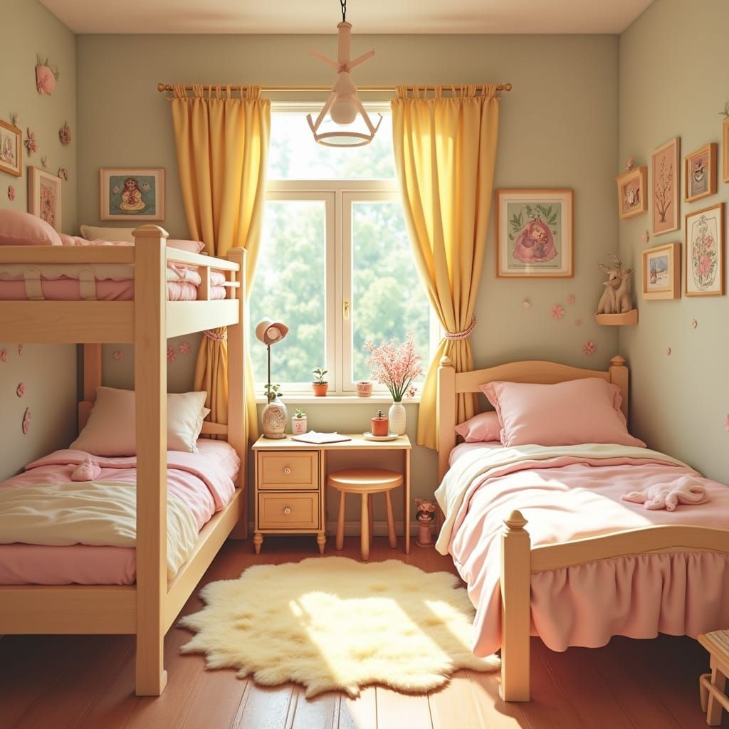 Cozy Dorm Room in Beatrix Potter Style
