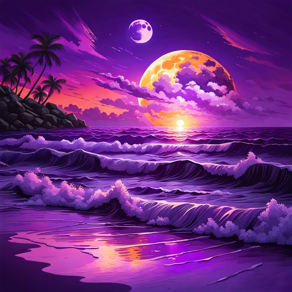 Purple sunset