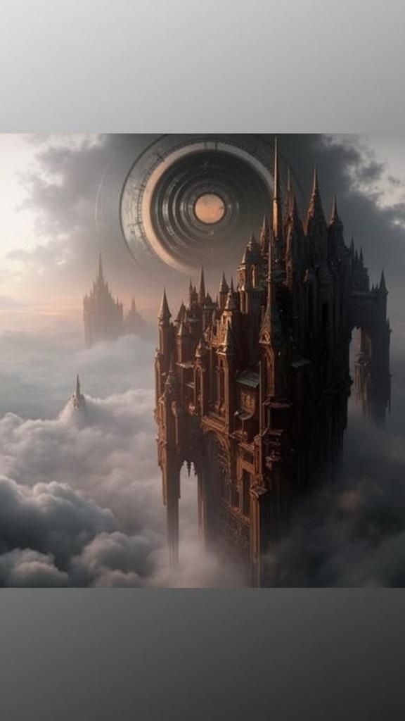 Metropolis at Dusk: Grand Architecture in Digital Art