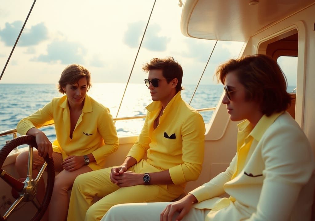 Vintage-Inspired Disco Era Art