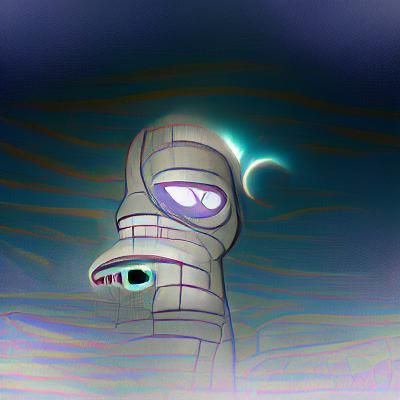 Bender in an Eerie Dreamscape Eclipse