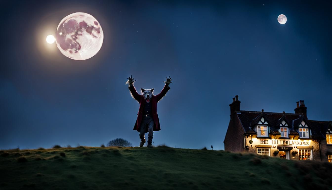 An American Werewolf? In London? Scary!!!