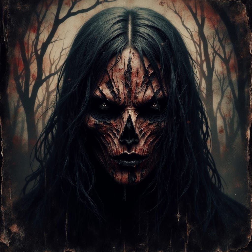 Poison Witch in Dark Fantasy Style