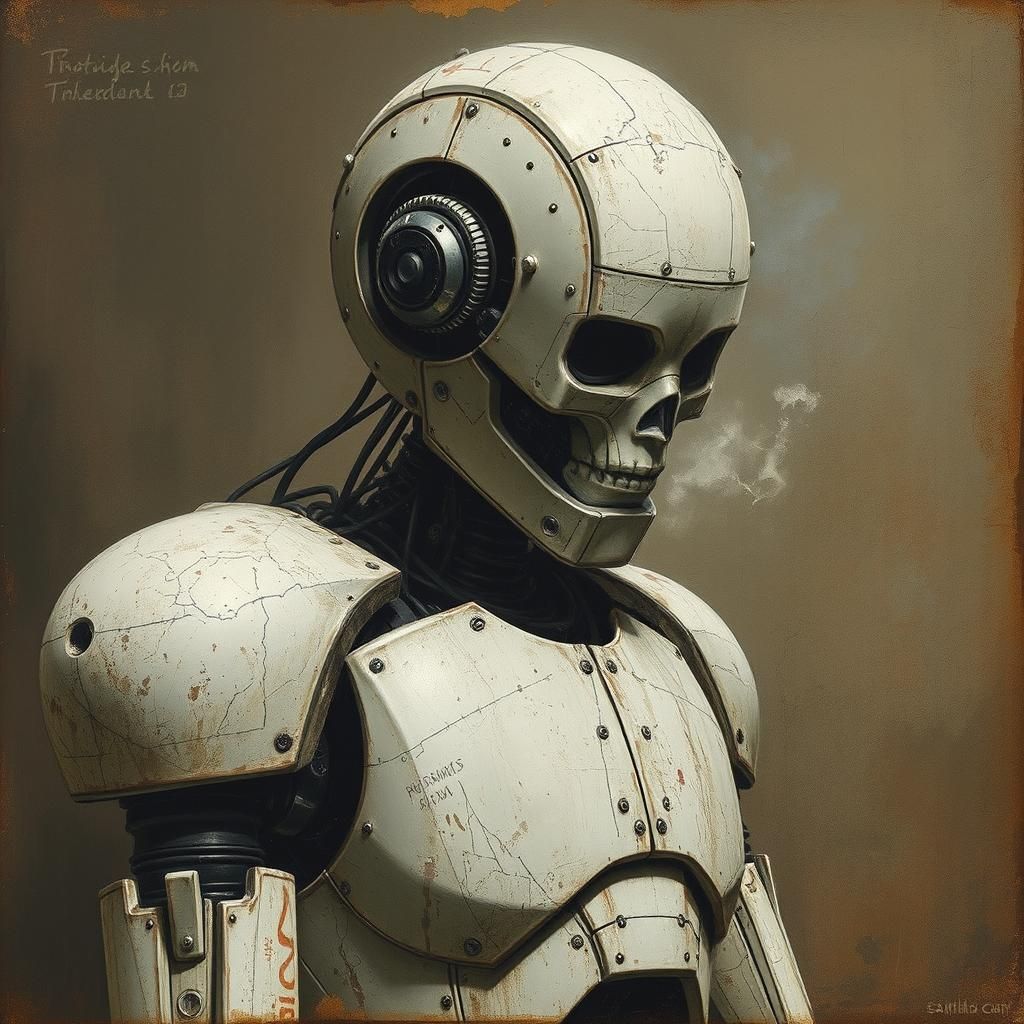 Surreal Robot Concept Art