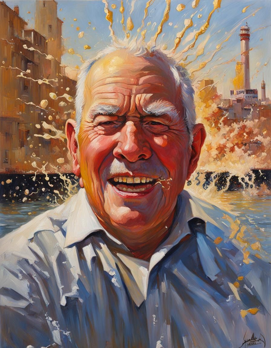 Dynamic Water and Oil Painting