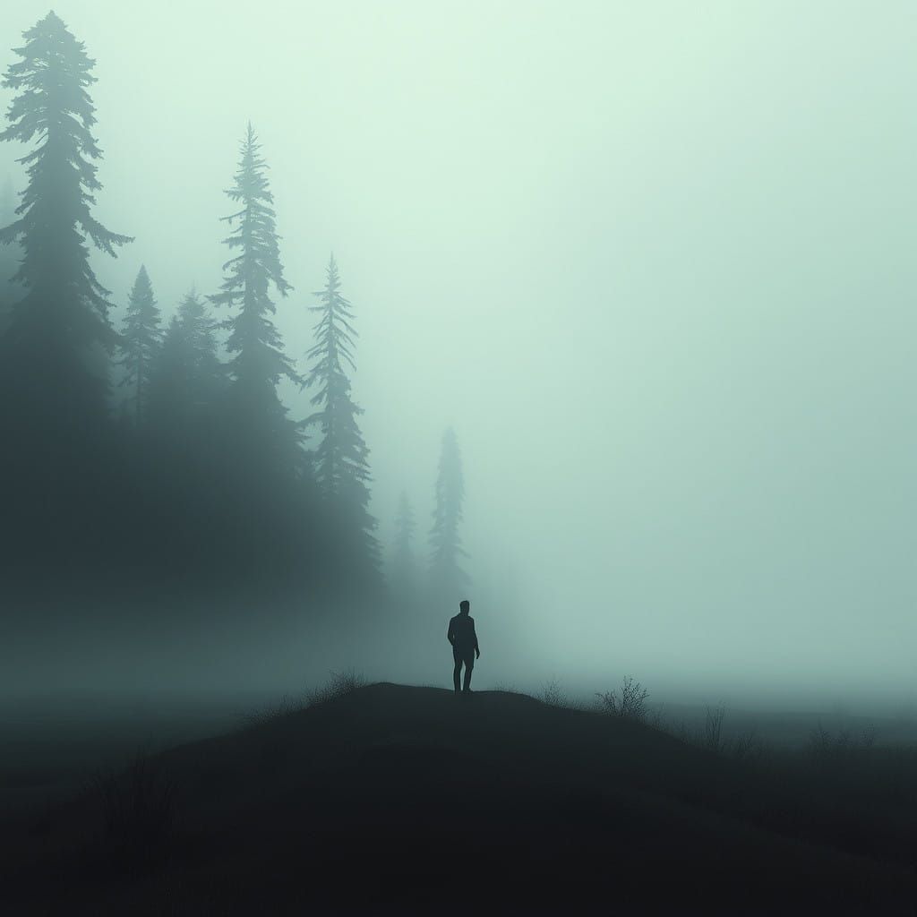 Ethereal Landscape of Contemplation