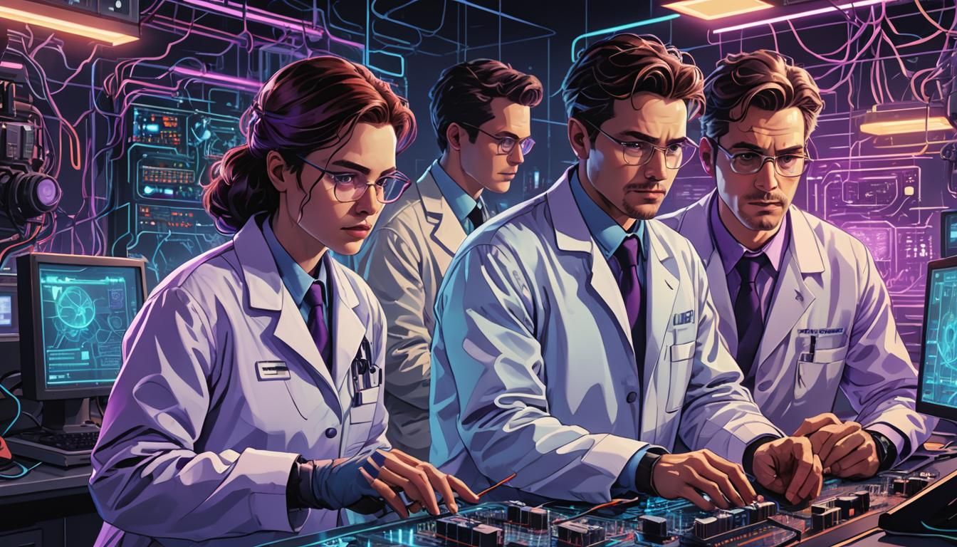 Scientists Discover Time Transistors in Comic Book Style