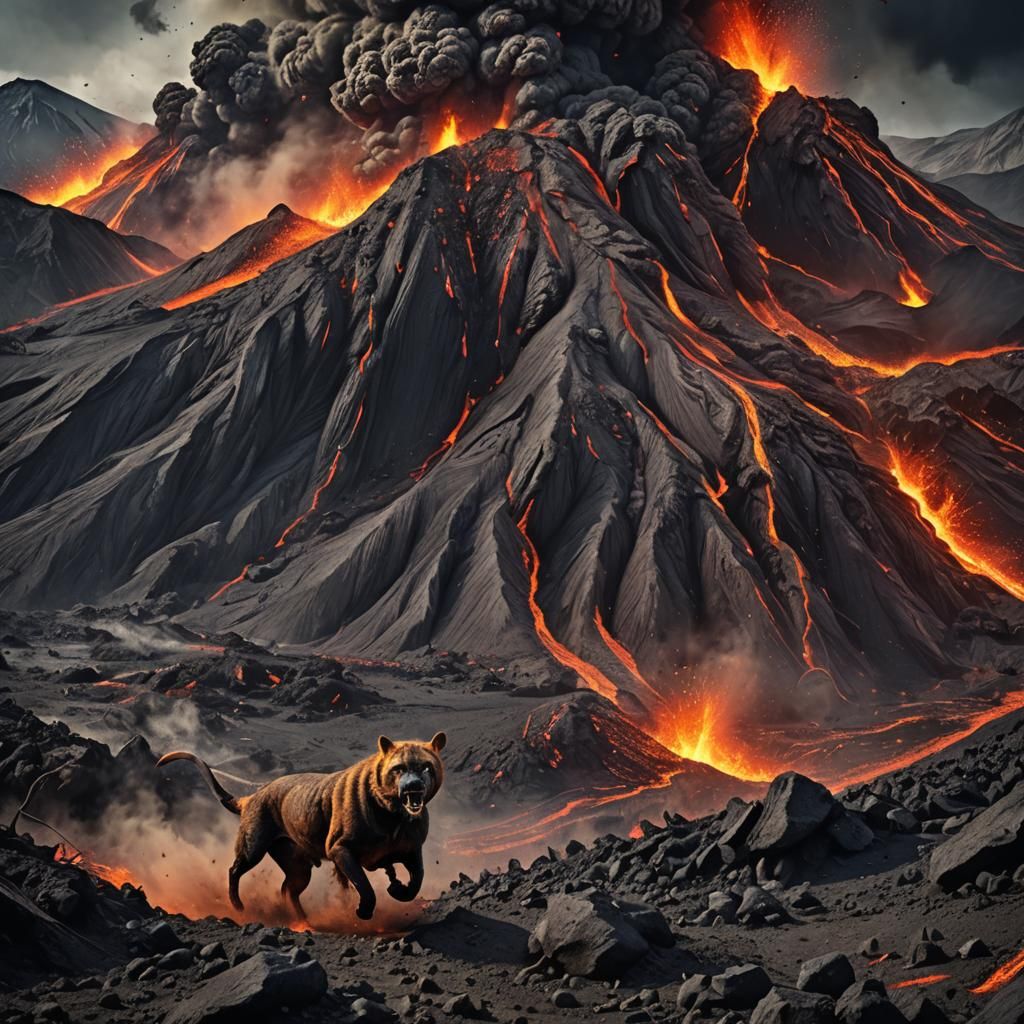 Dramatic Volcano Eruption: End of Days