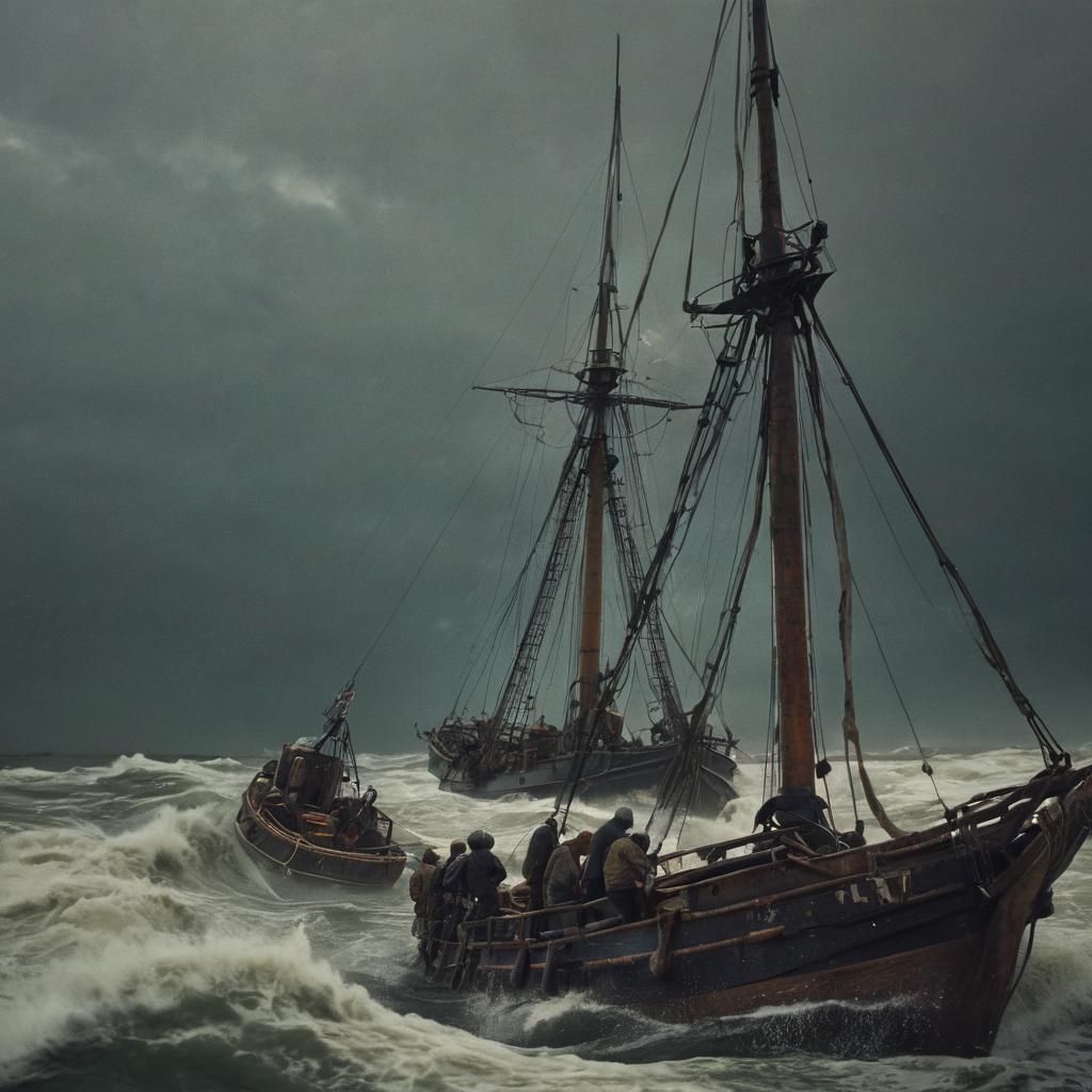 Mariner and Squad Weather a Stormy Sea