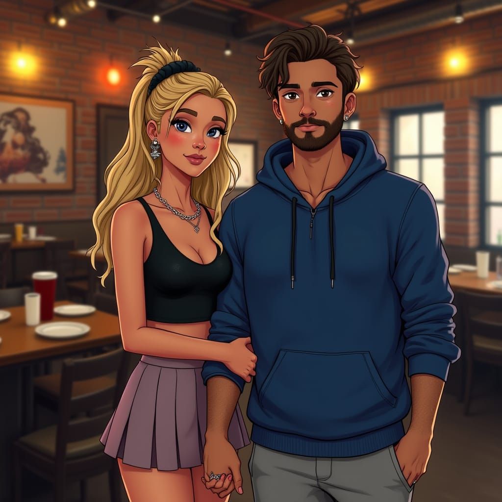 Steampunk Romance in a Vintage BBQ Restaurant