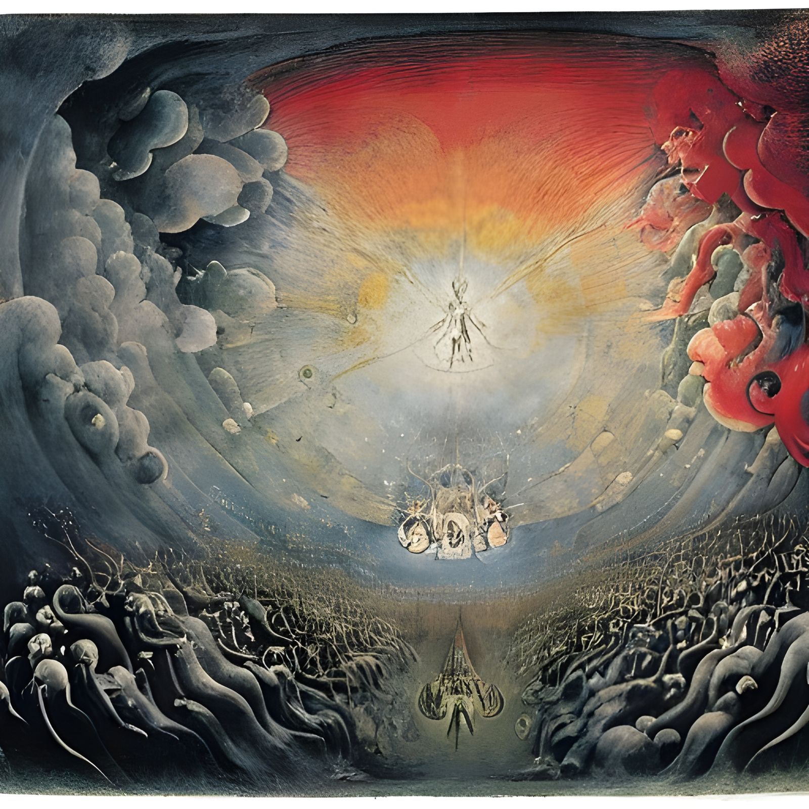 Cosmic Underworld Journey in Visionary Style