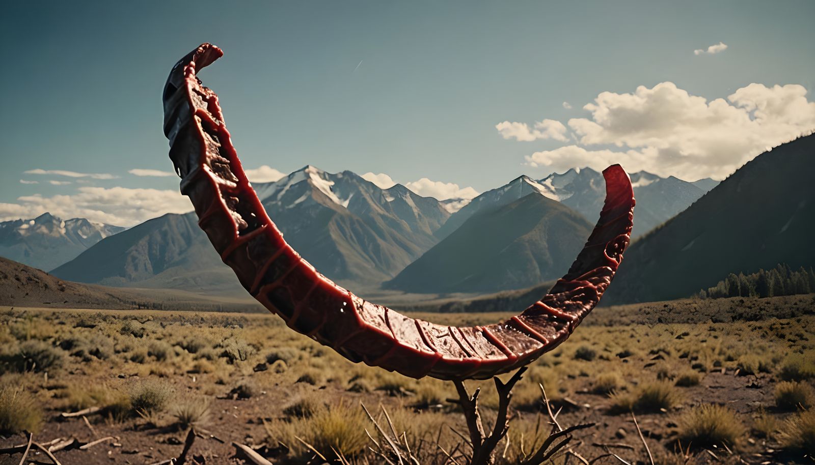 Beef Jerky Boomerang: Cinematic Still Life