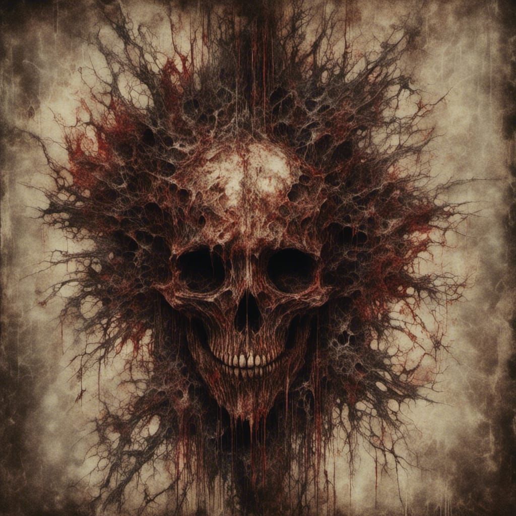 Macabre Image of Inner Soul Turmoil