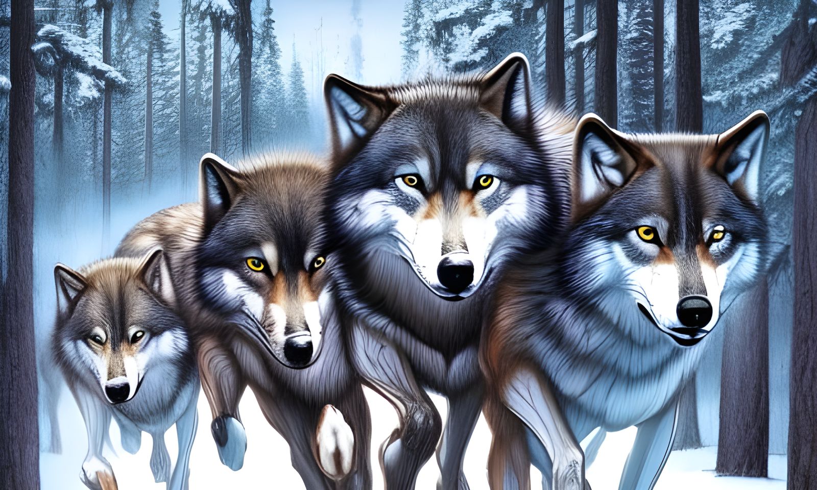 Pack of wolves