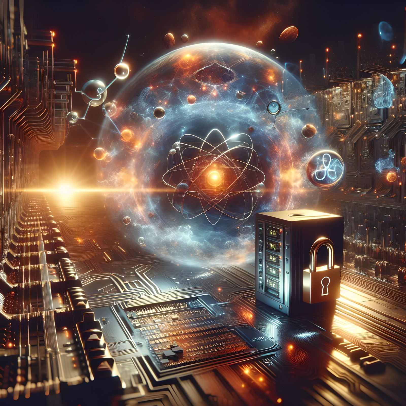 Quantum computer breaches security...