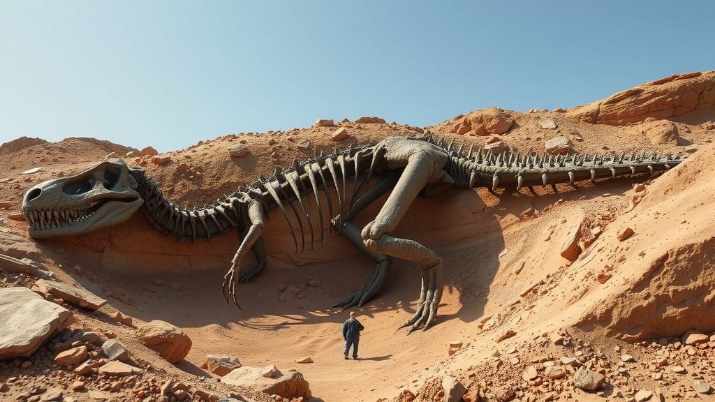 Jurassic Dinosaur Fossil Unearthed at Paleontological Site