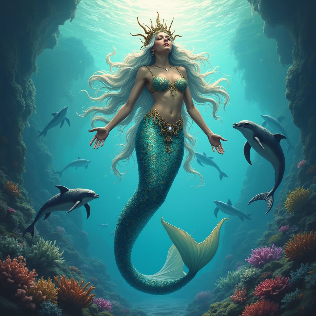 The lives of fish human beings such as homes in the ocean like kings and princes and magic theologians and supernatural ...