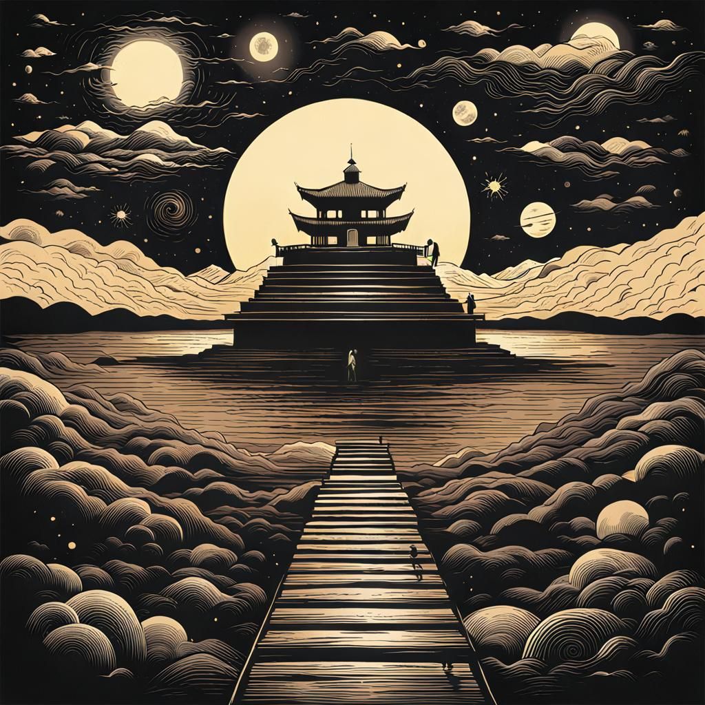 AI Generated Image of The Afterlife