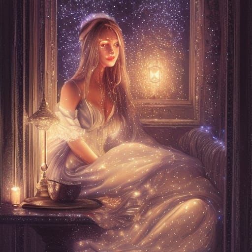 Mesmerizing Christmas Lights in Hyper-Realistic Digital Art