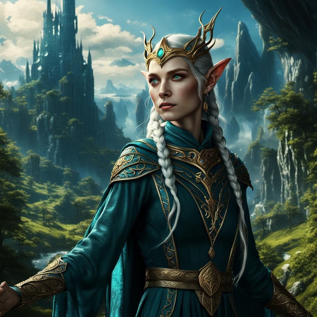 Midwest Goddess of Miracles: Detailed Fantasy Art