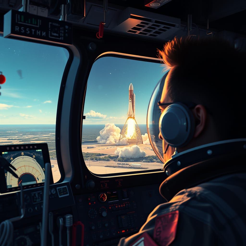 Apollo 11 Launch: Retro View from Cape Kennedy