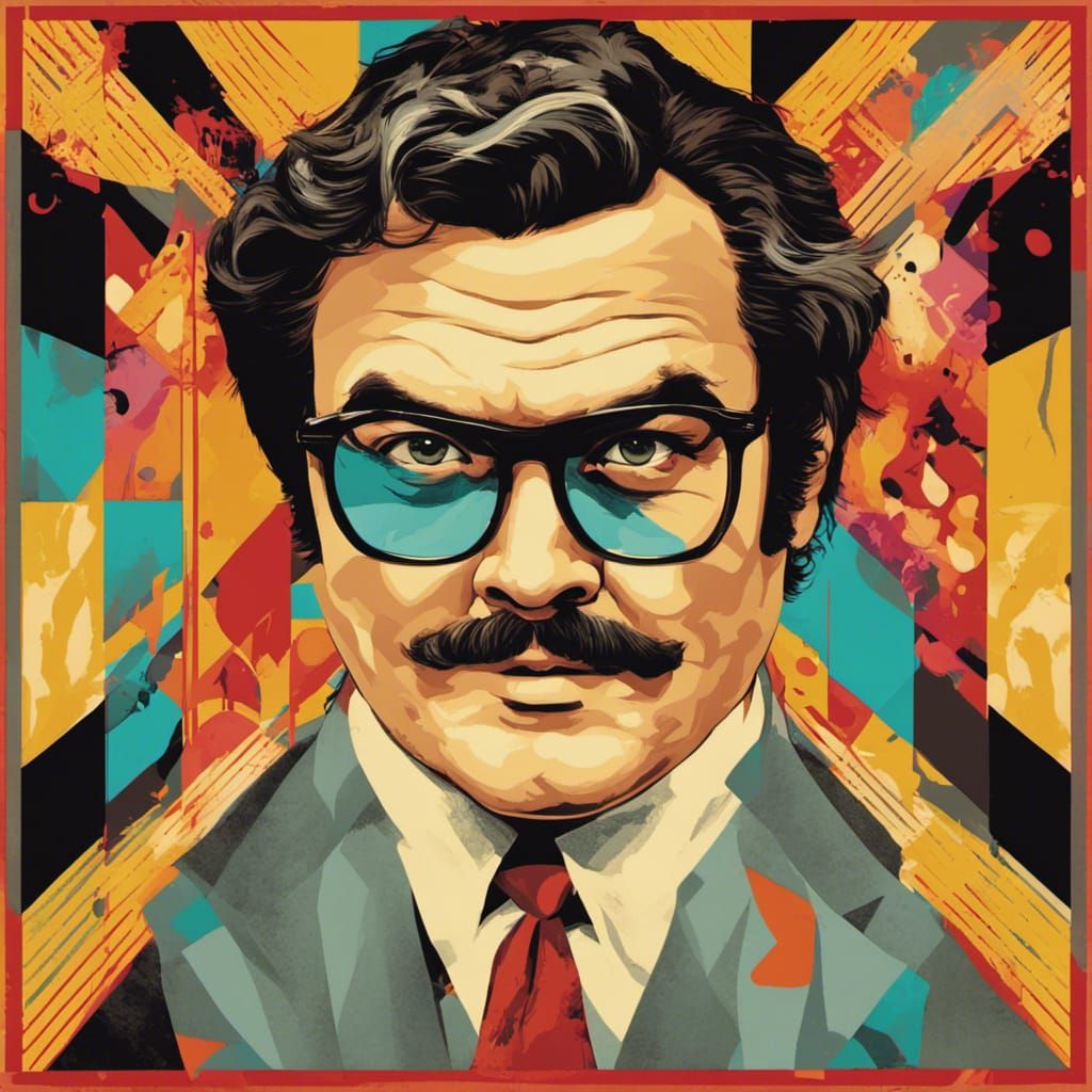 1930s Spy Movie Poster in Pop Art Style