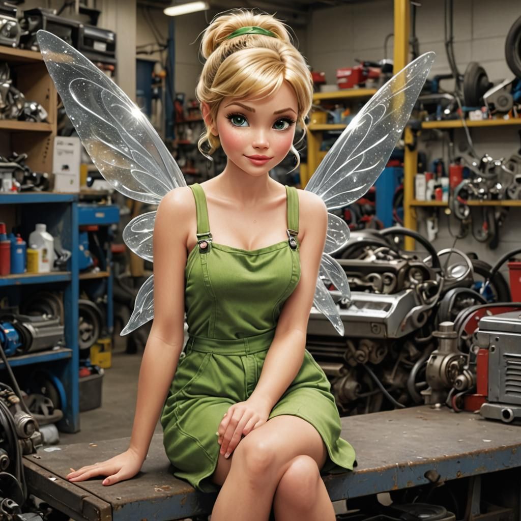 Tinkerbell in Auto Shop: Perfect Proportions