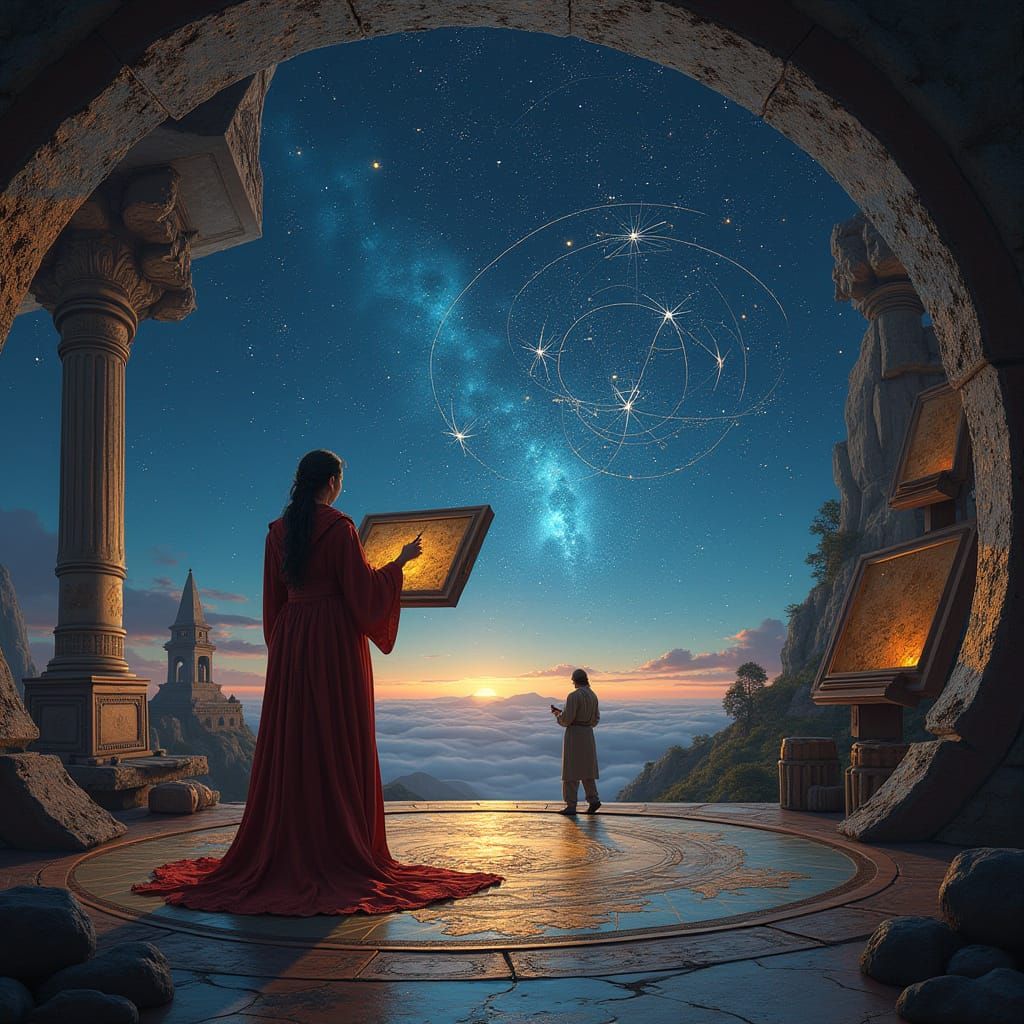 Celestial Cartographer Charts the Cosmos in Observatory