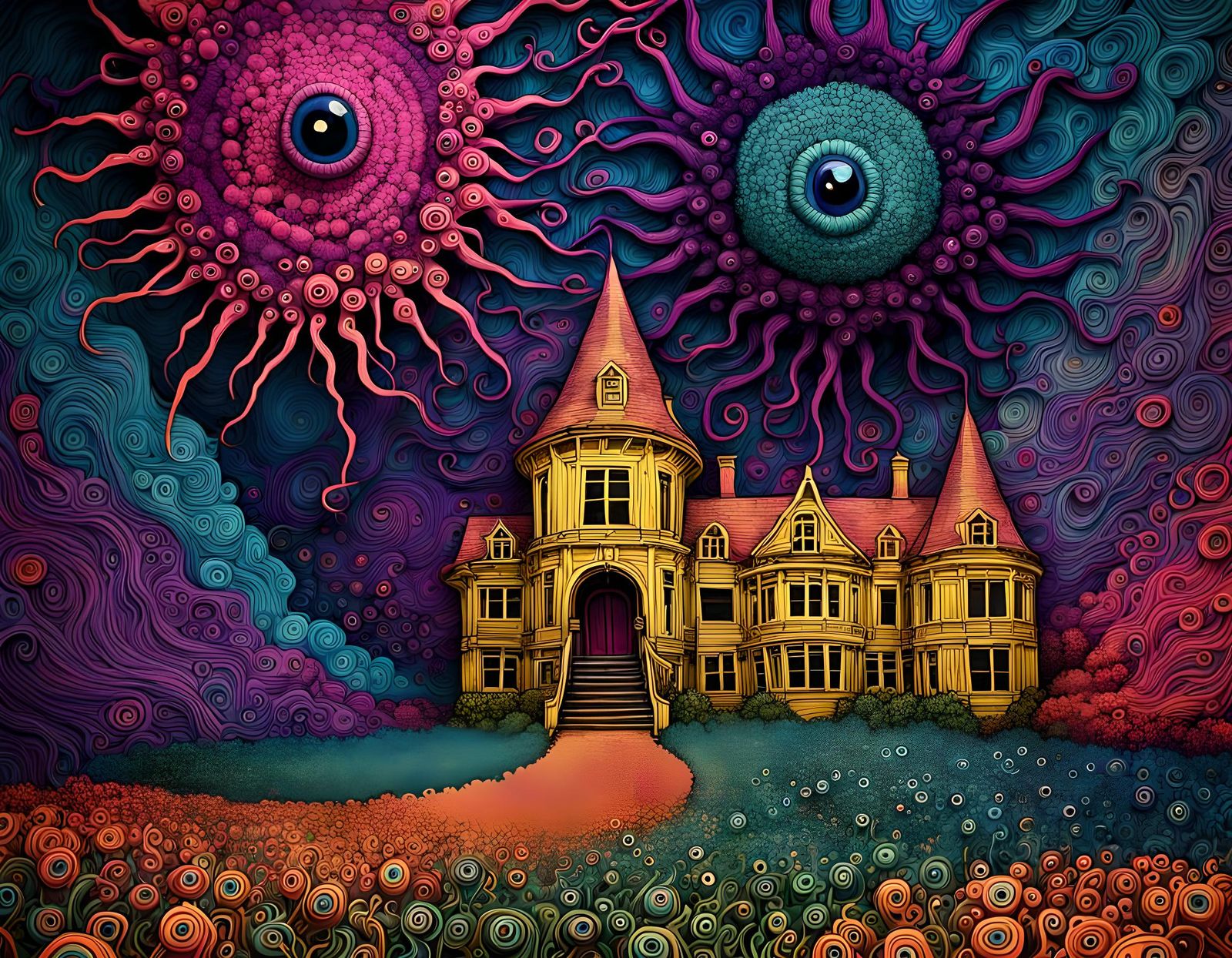 Beholder Embraces Living Algorithm in Vaporous Xylography