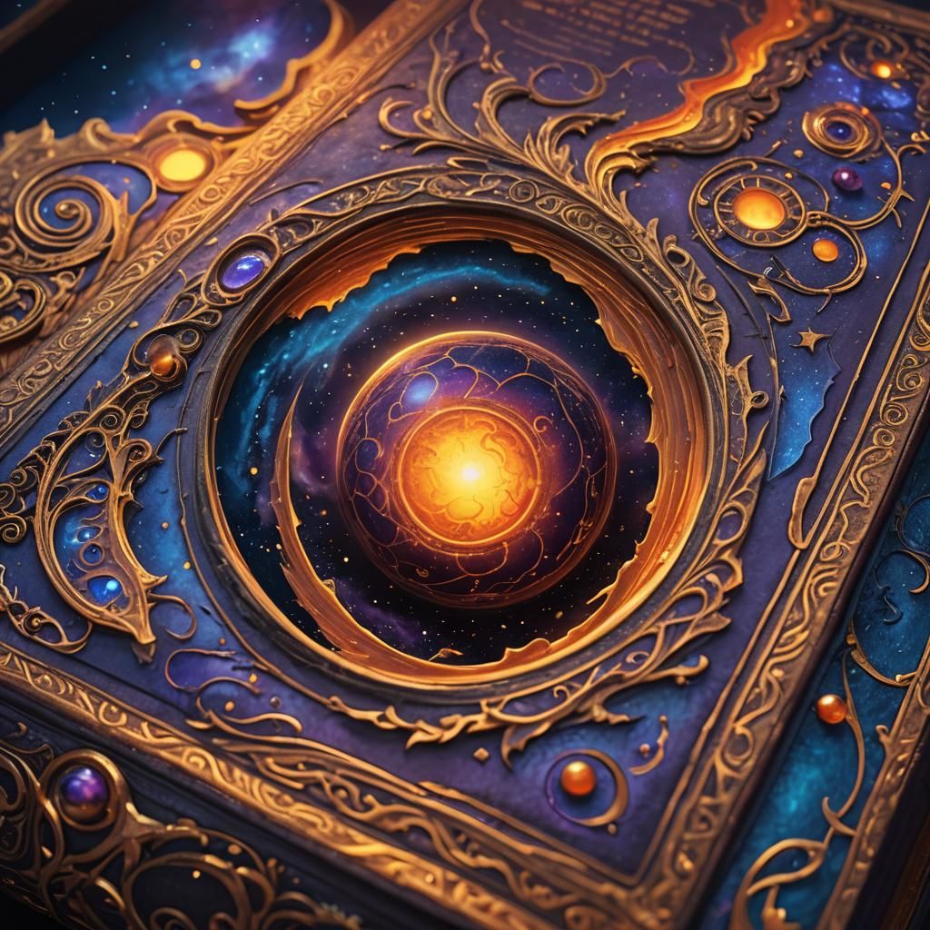 Mystical Planet Emerges from Ancient Book
