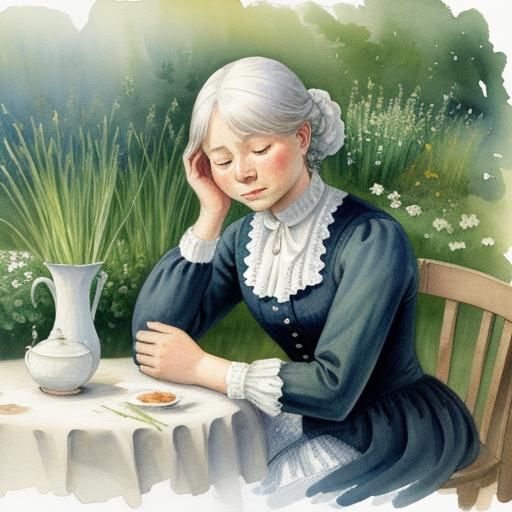 Crying Onion Altar: Watercolor in Constable Style